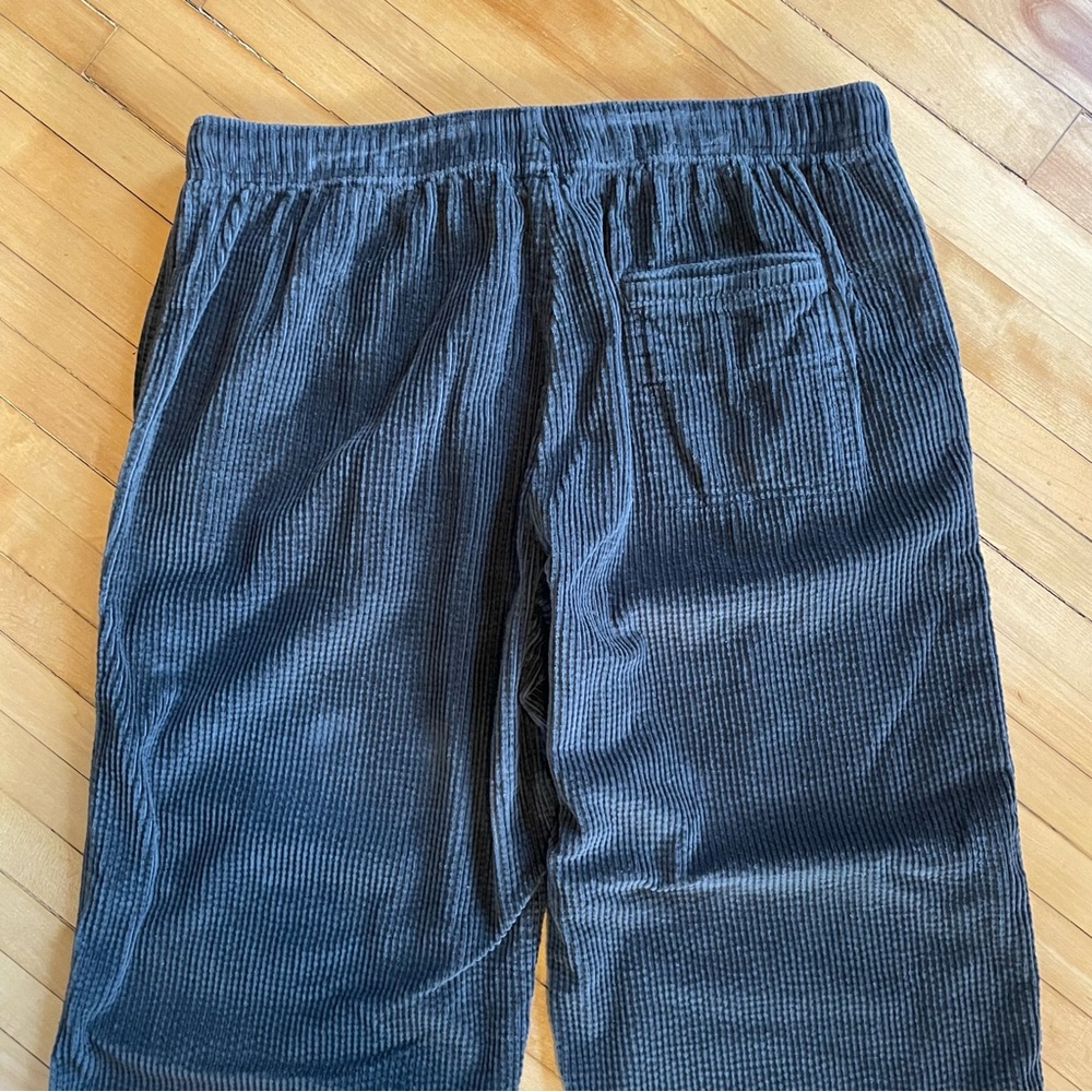 AERIE Corduroy Low Rise Pant Slouchy Fit Wide Leg Elastic Drawstring Waist - Picture 10 of 14